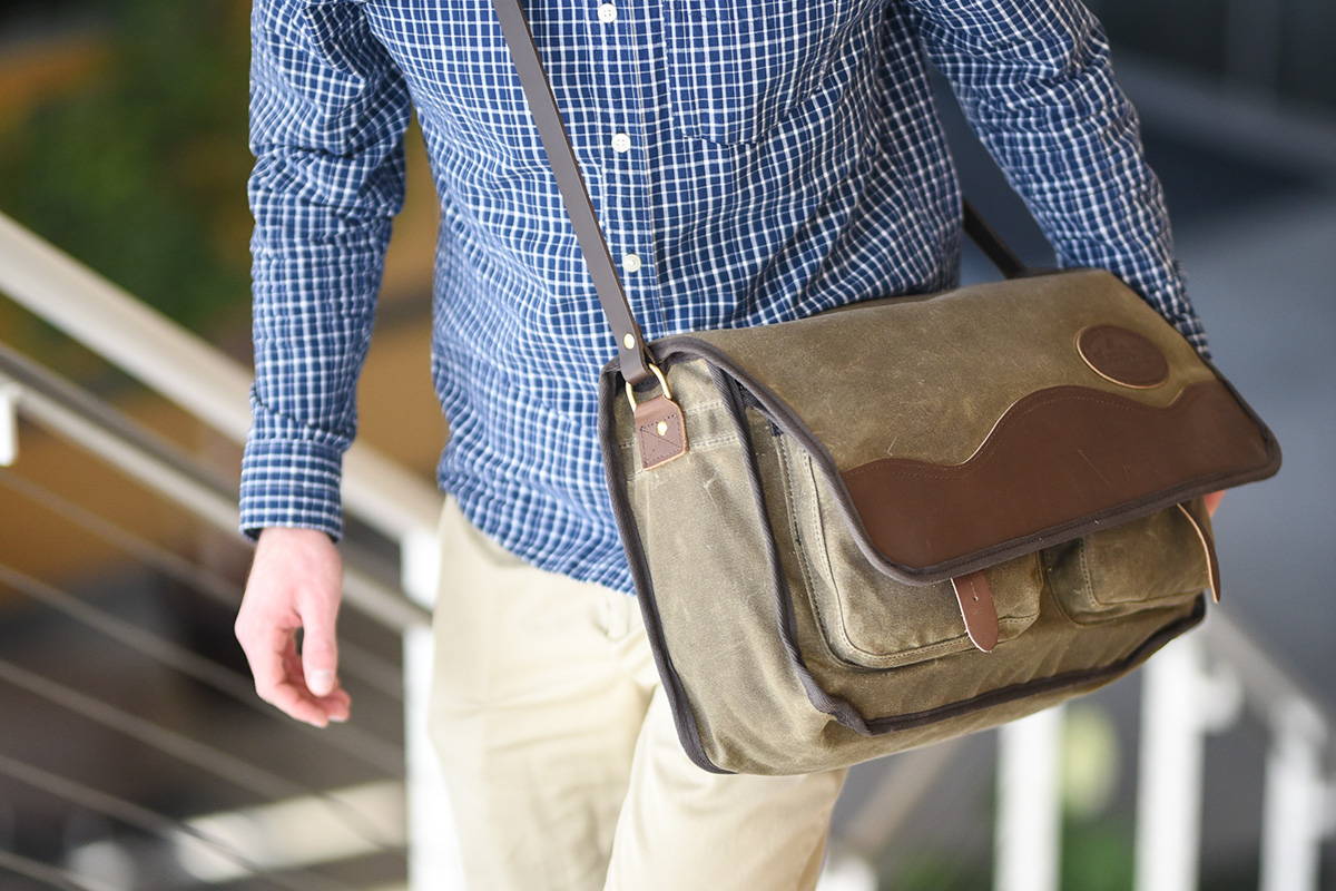 Big Manitou Shoulder Bag Frost River Made in USA